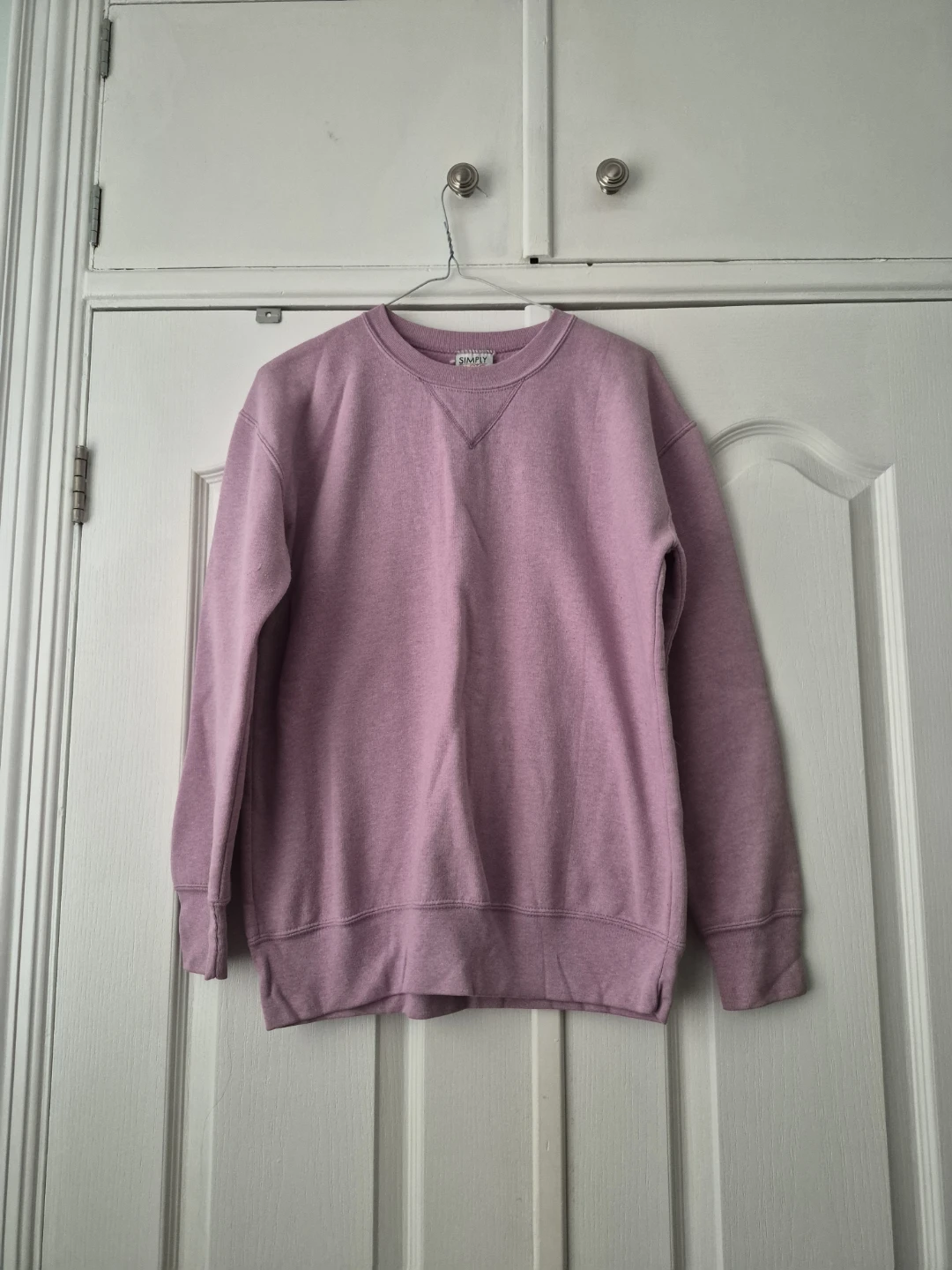 Simply Basic Purple/lilac Crewneck Sweatshirt