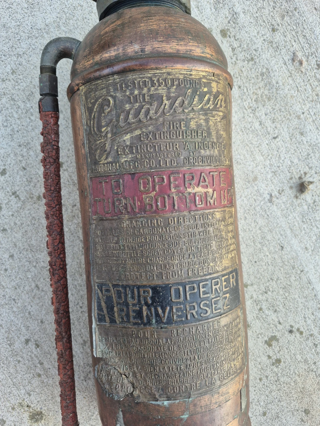 Vintage "GUARDIAN" Fire Extinguisher - photo 5