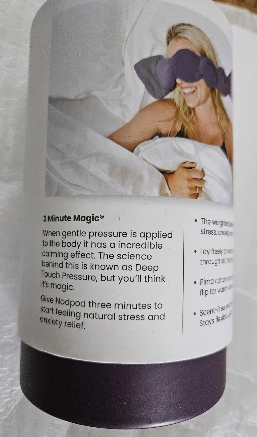 Nodpod Weighted Sleep Mask in Fig - photo 2