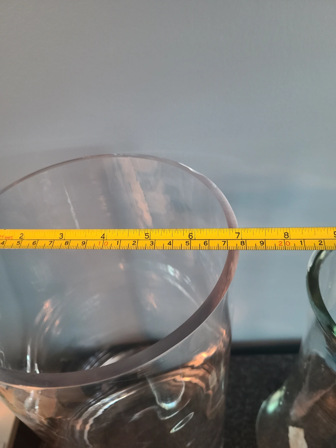 Set of 3 Clear Glass Vases -$5 for all 3 - photo 3