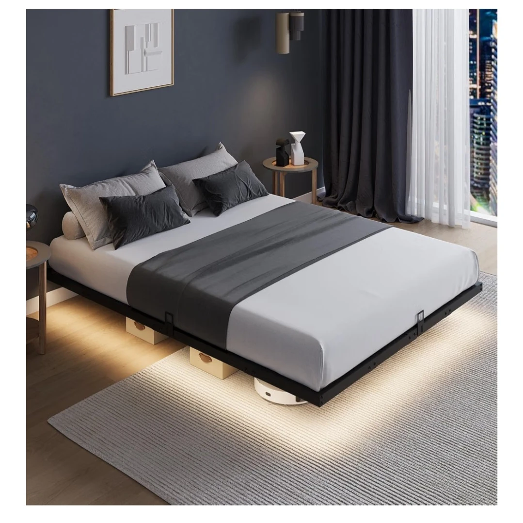 Novilla Queen Floating Bed Frame with LED Lights - photo 2