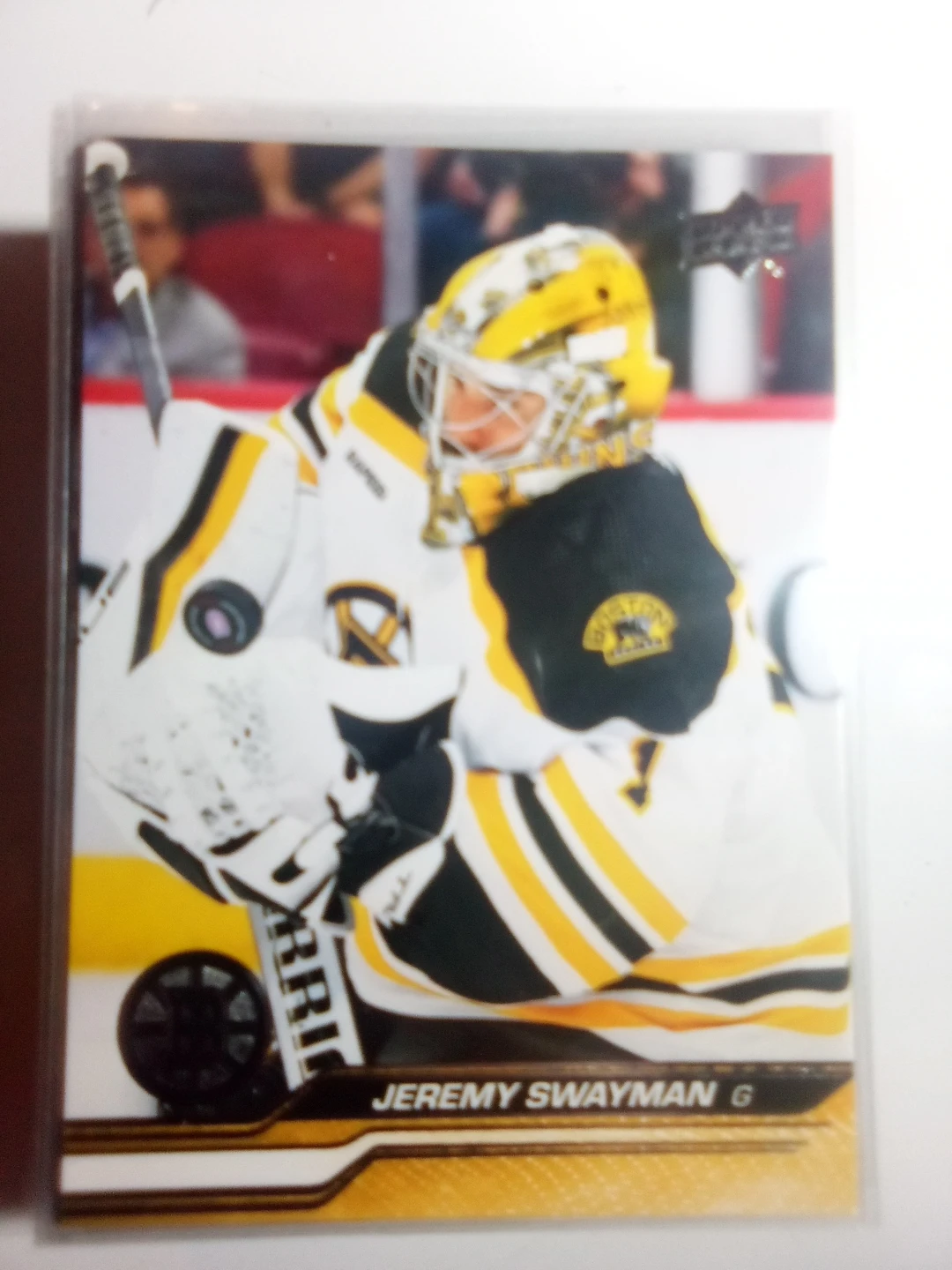 2023-24 Upper Deck Jeremy Swayman Hockey Card