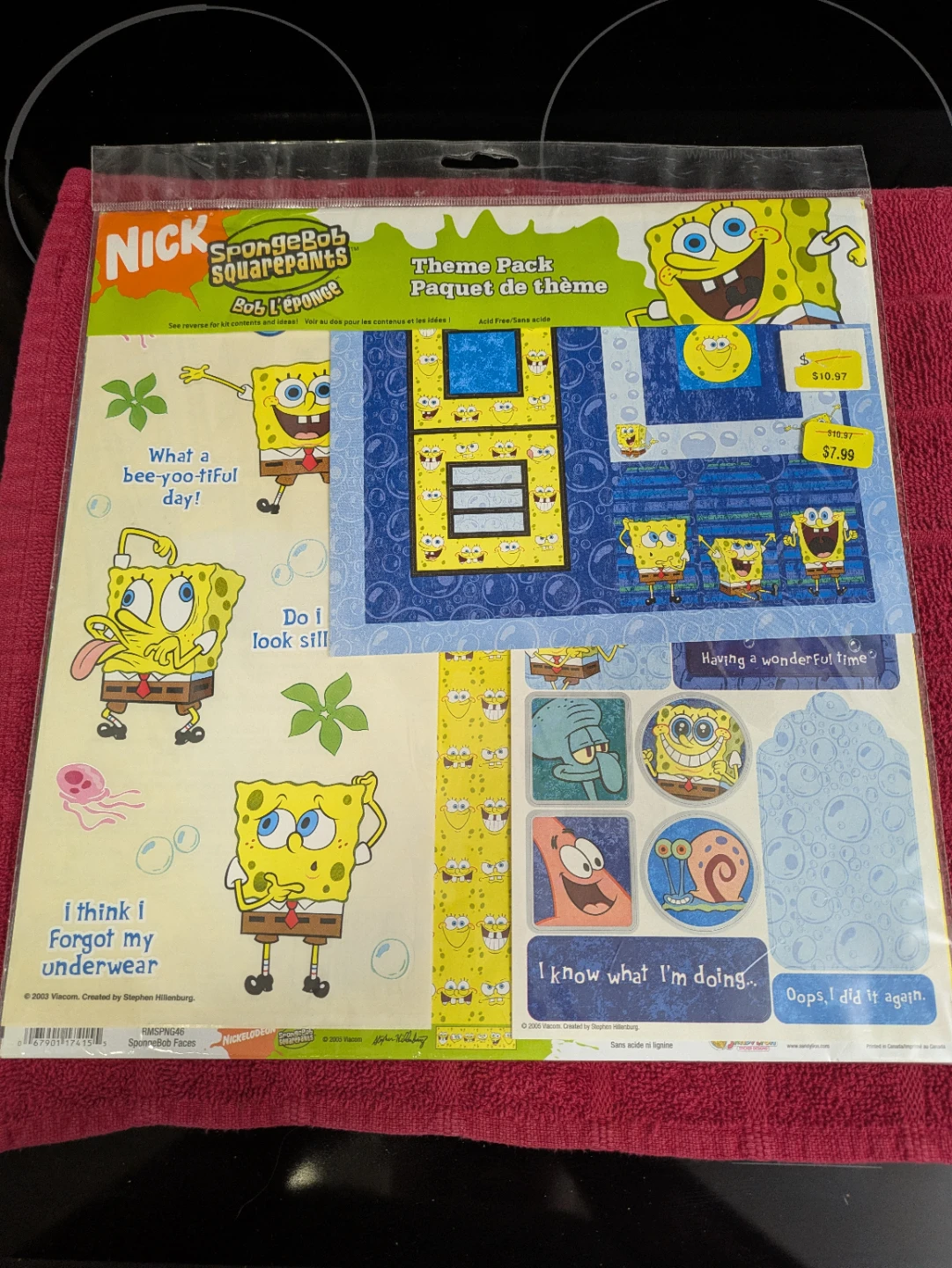 SpongeBob SquarePants Scrapbook Theme Pack