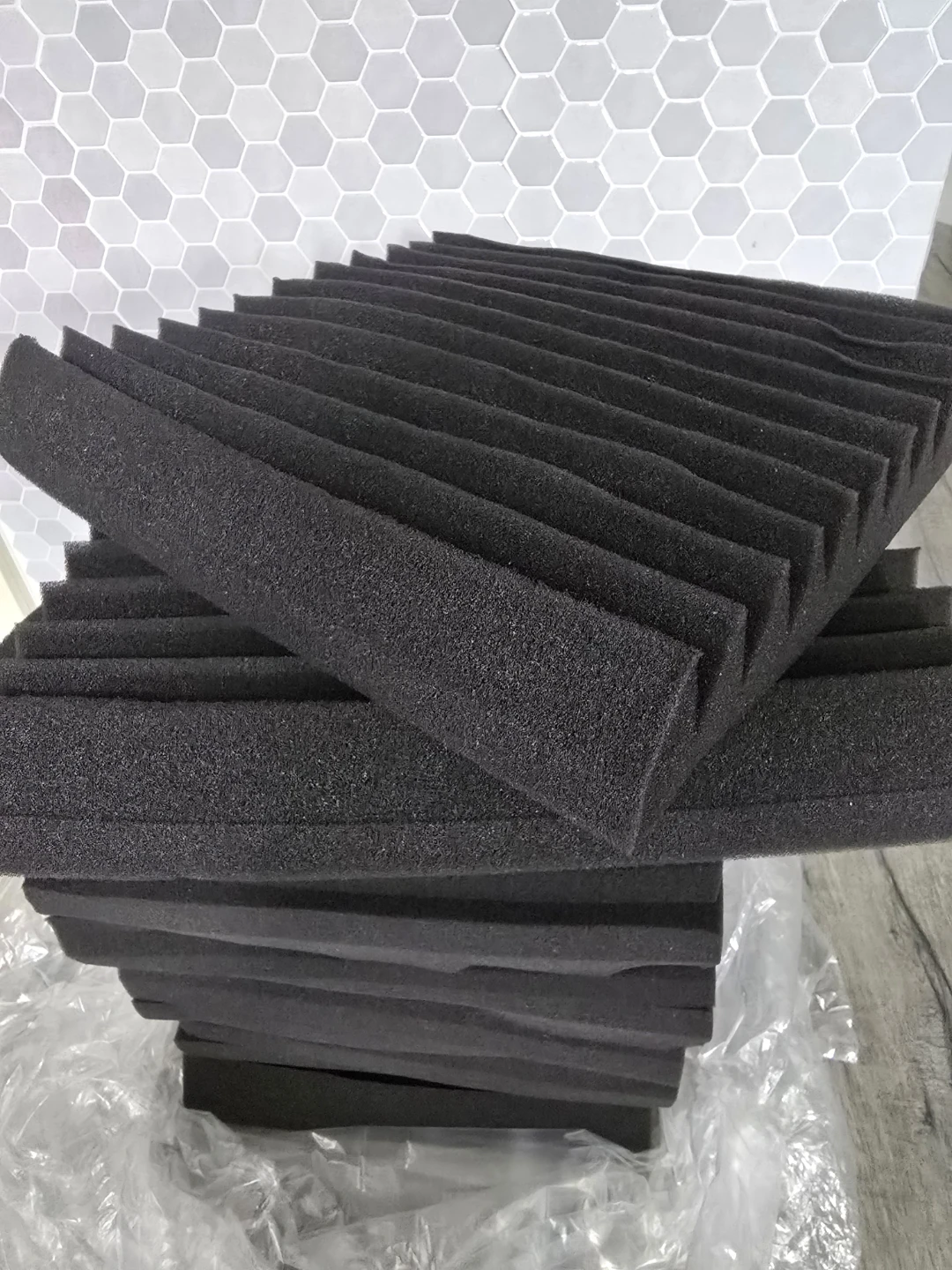 12pcs 2" Black Acoustic Foam Panels