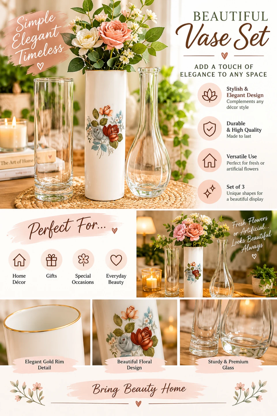 💐Vase Set of 3💐