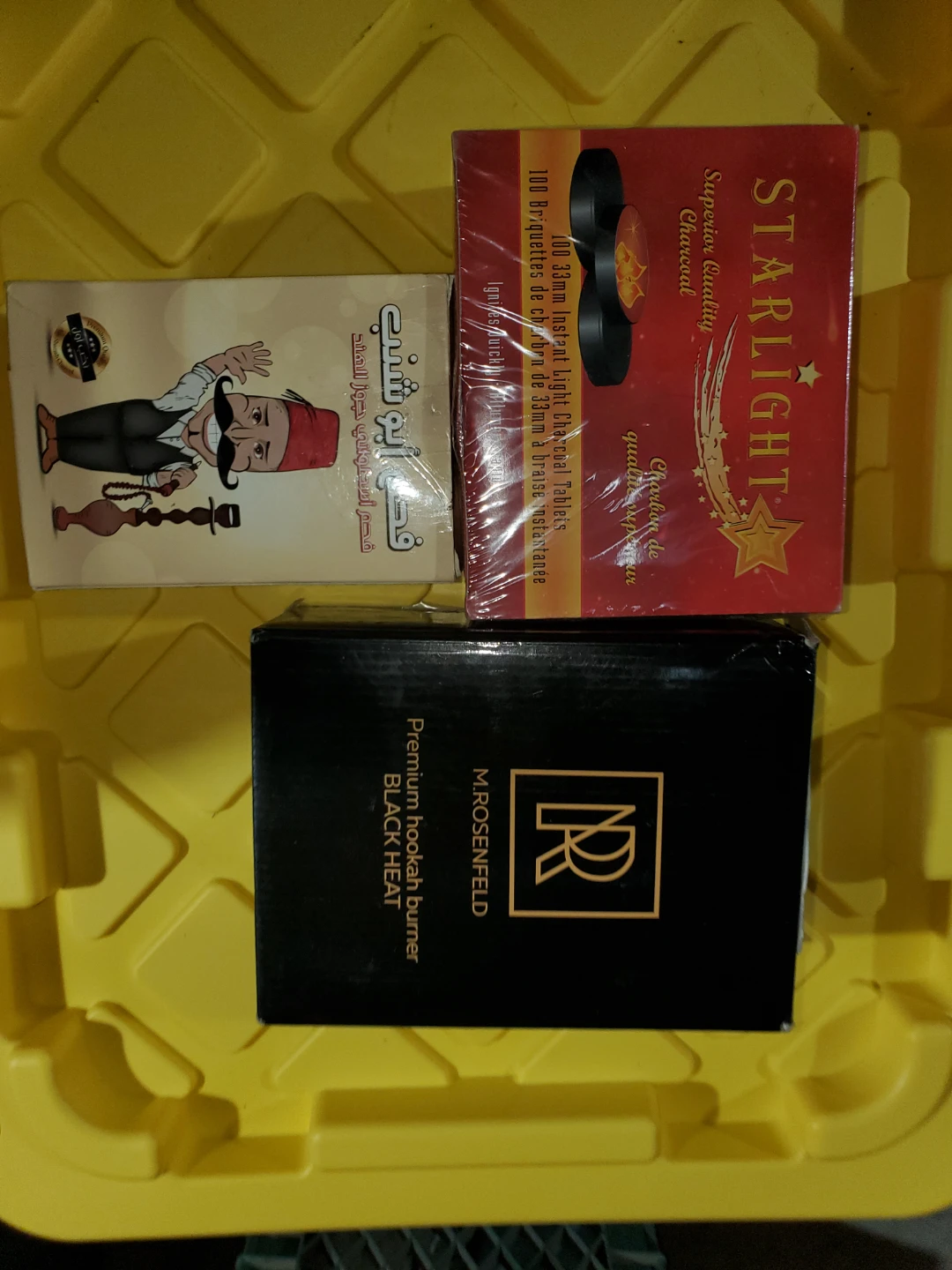 M. Rosenfeld Hookah Burner and Starlight Charcoal