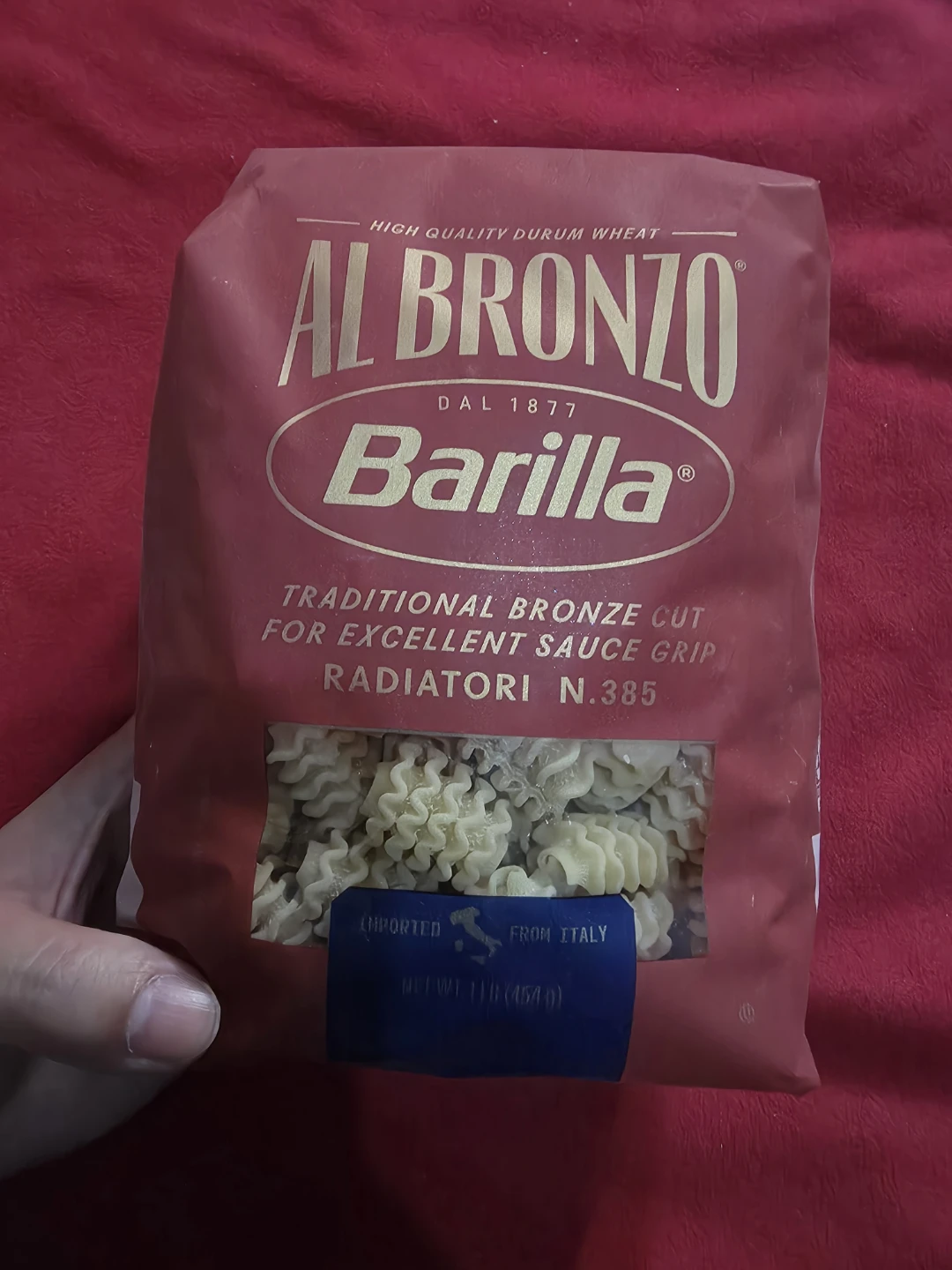 Barilla Al Bronzo Radiatori Pasta 1lb