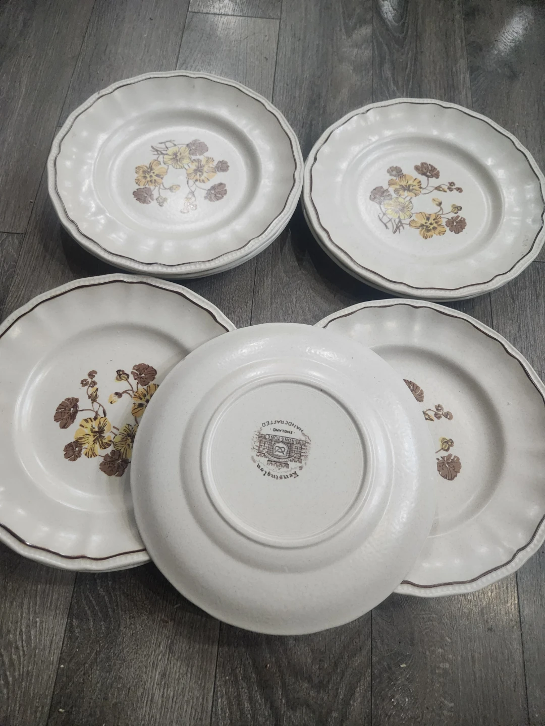 Set of 10  Kensington Ironstone Plates - photo 2