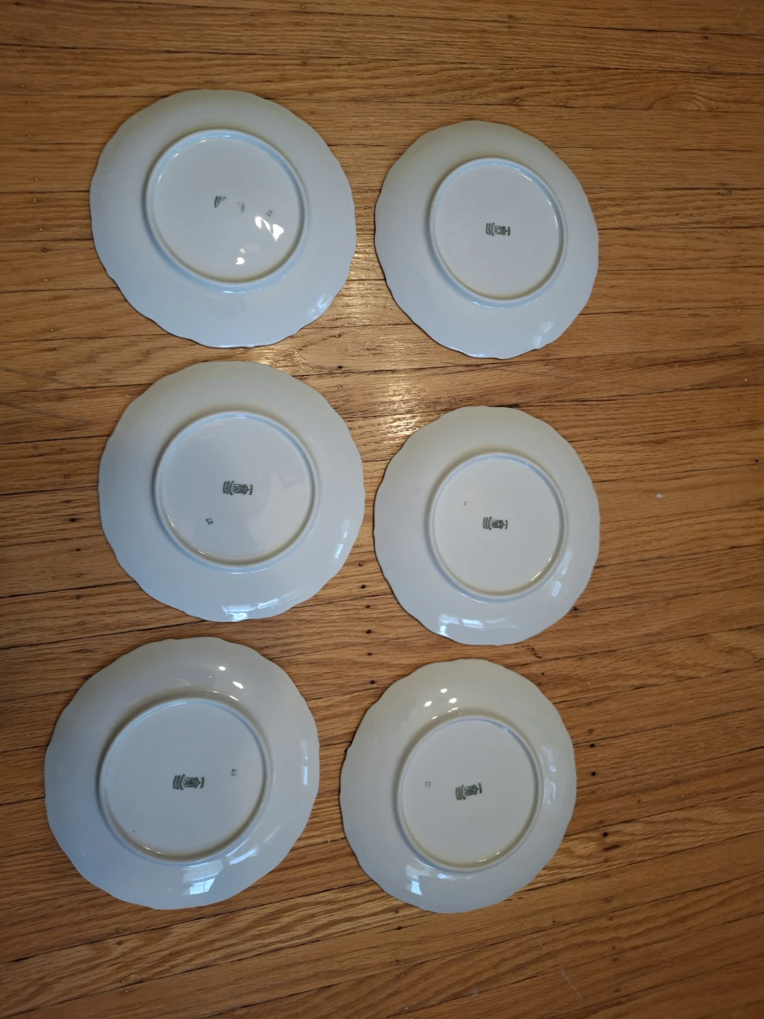 Set of 6 Vintage Fruit Pattern Porcelain Plates - photo 5