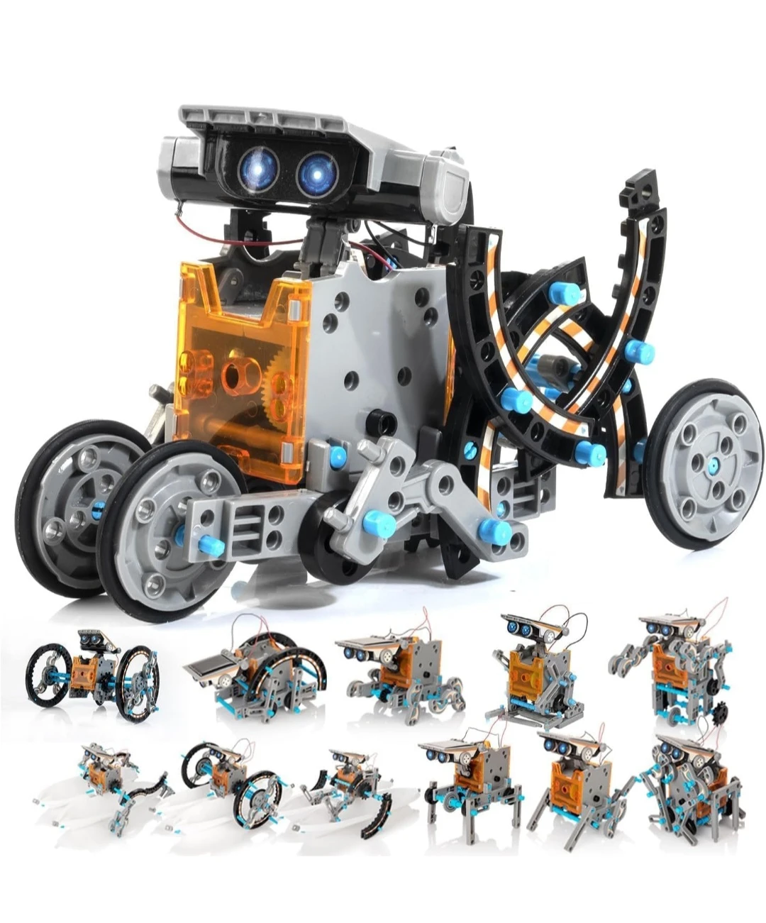 14-in-1 Solar Powered Robot STEM Building Kit