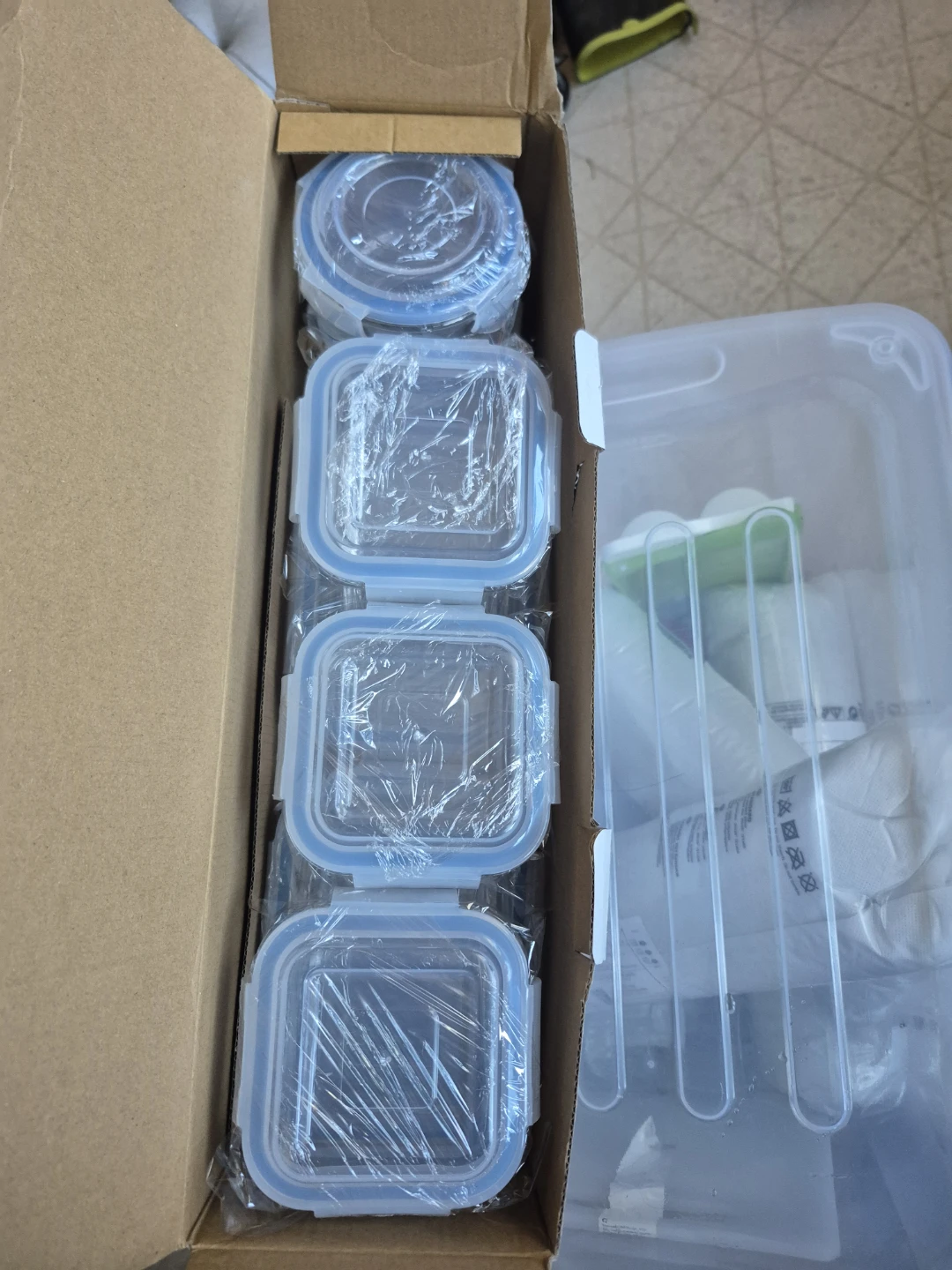President's Choice Glass Container Set, 10 Pieces brand new - photo 3