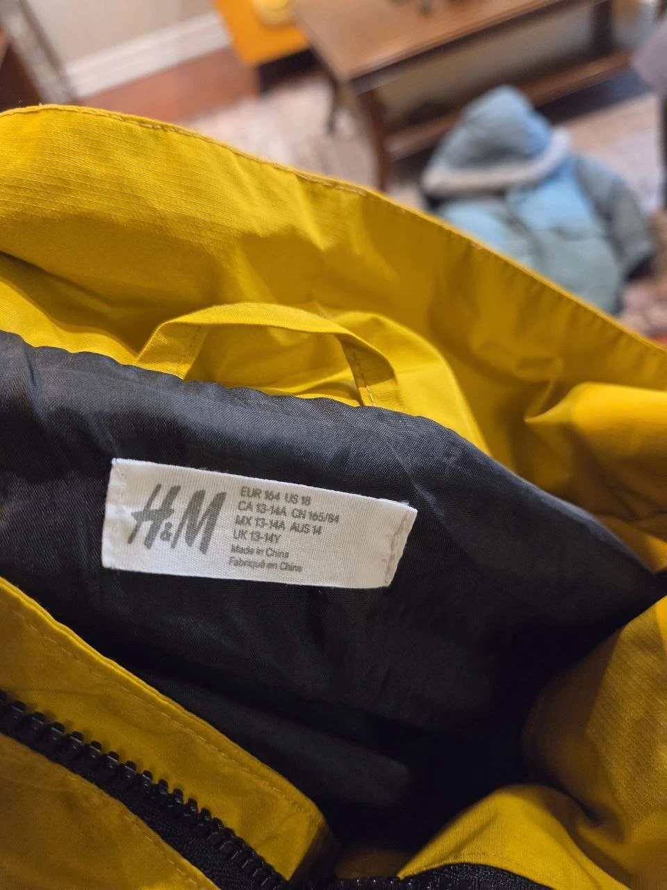 H&M Kids Yellow Windbreaker Jacket - photo 2