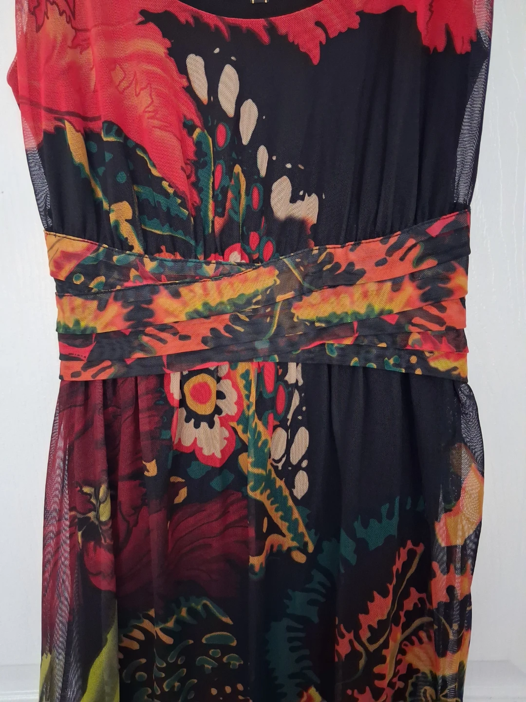 Desigual Floral Sleeveless Dress Size XS - photo 4