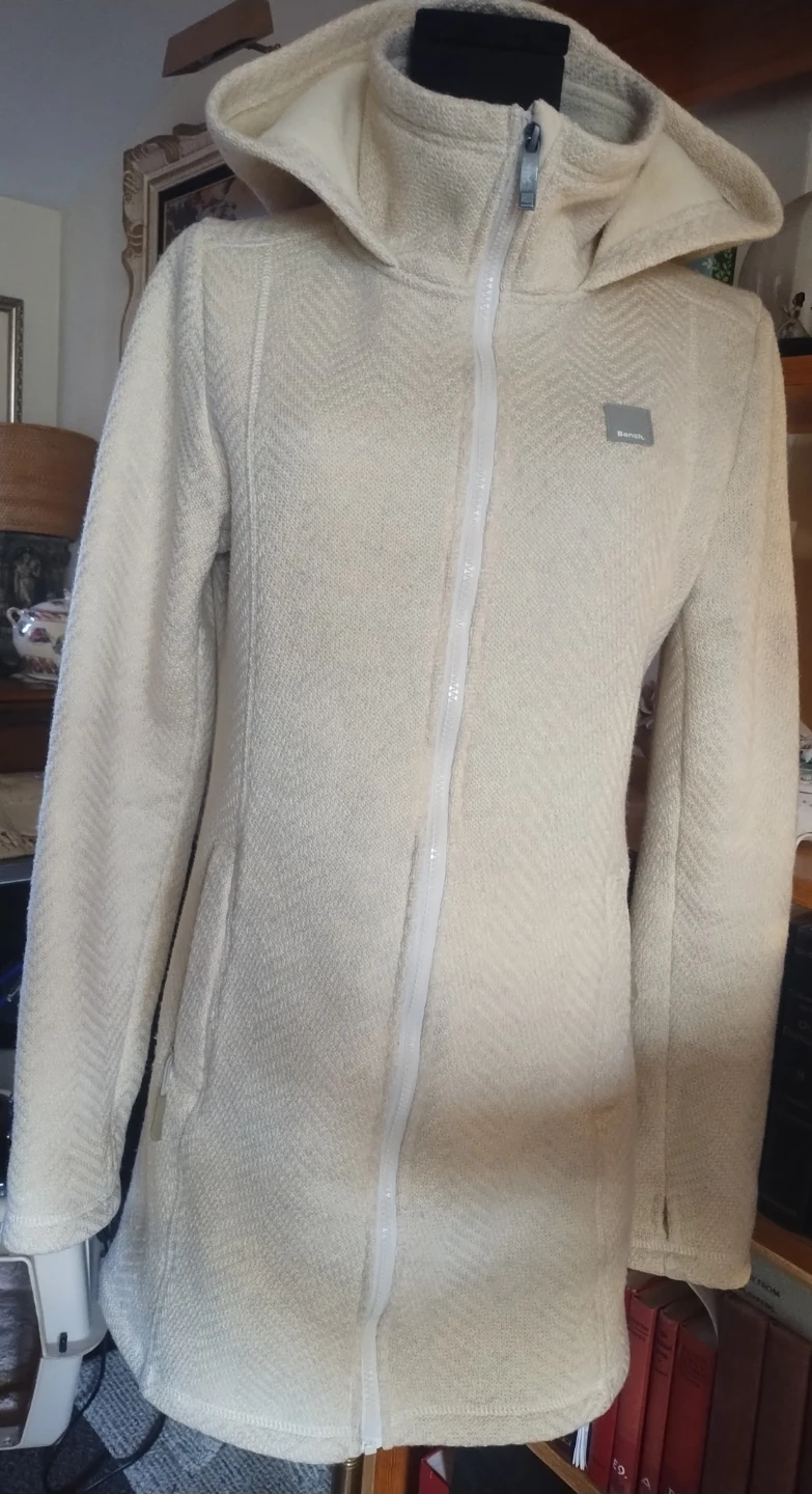 Bench Cream wool blend coat - M