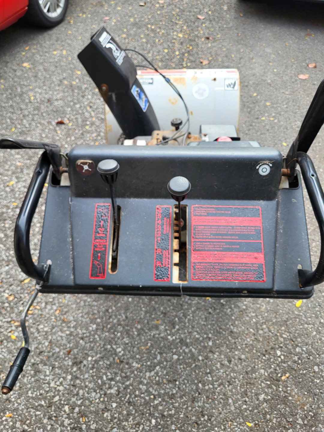 White Gas Snowblower with Electric Start - photo 3