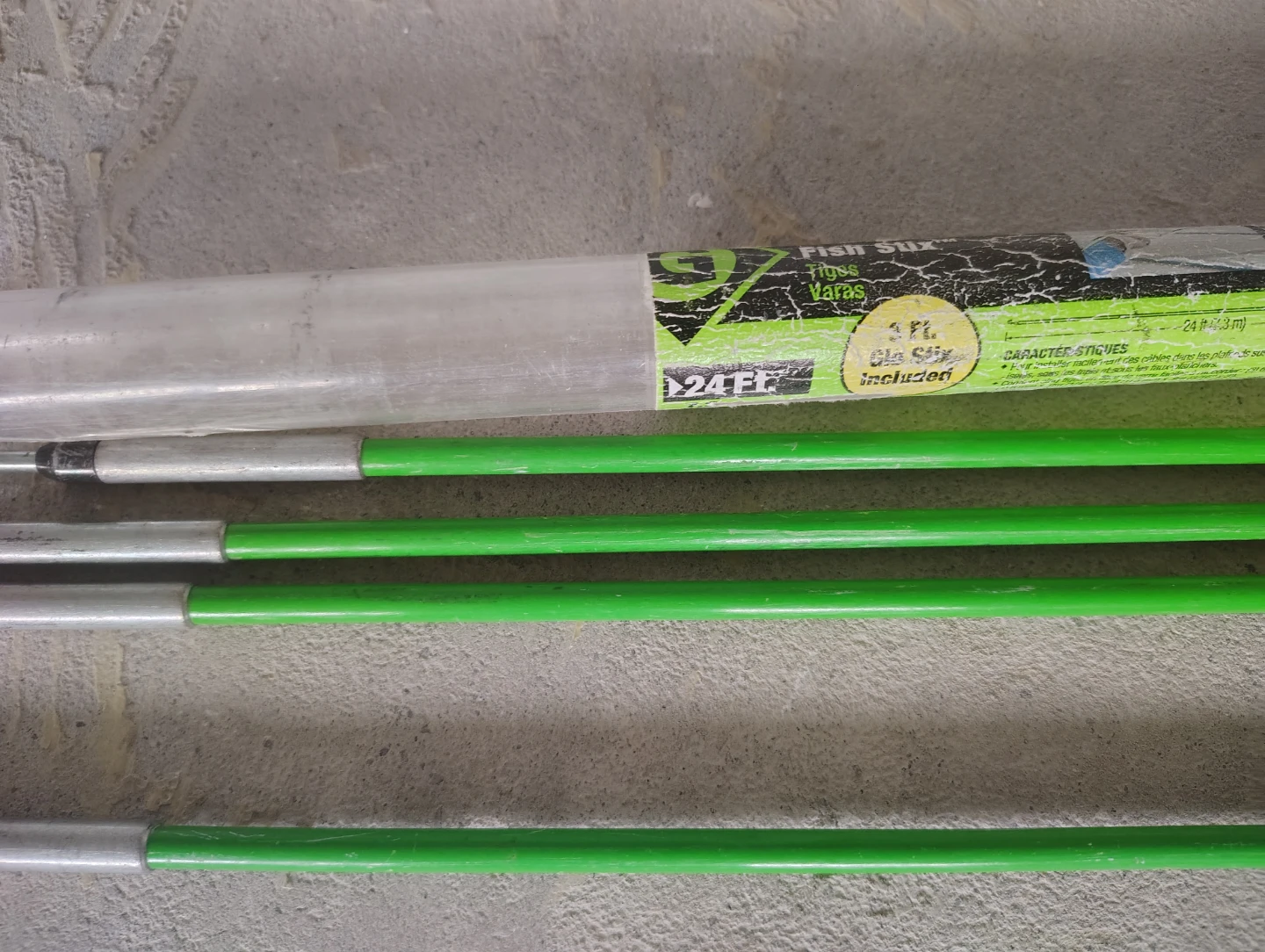 TOOLS - Greenlee Fish Stix 24 Ft Wire Fishing Rod Set - photo 2