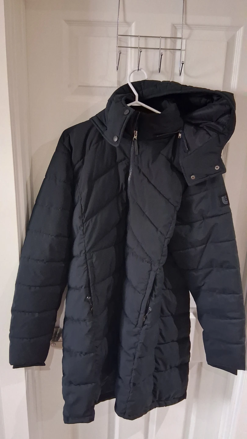 Black Quilted Puffer Jacket XXL women - photo 2