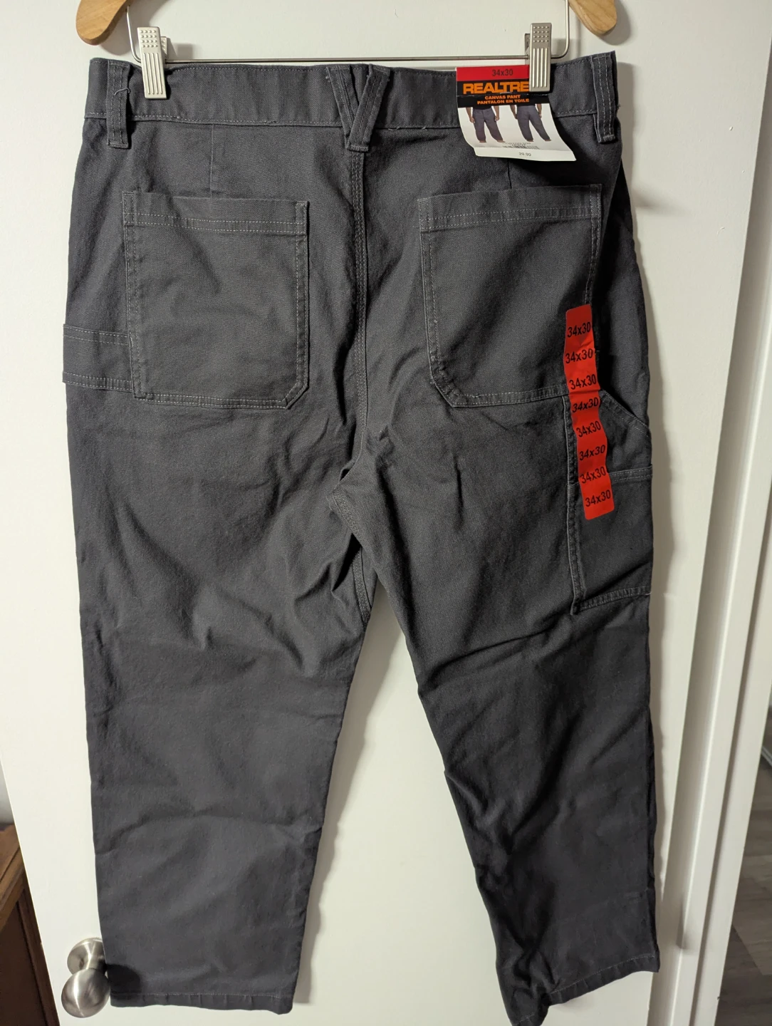 Mens Canvas Pants - Size 34x30 - photo 3
