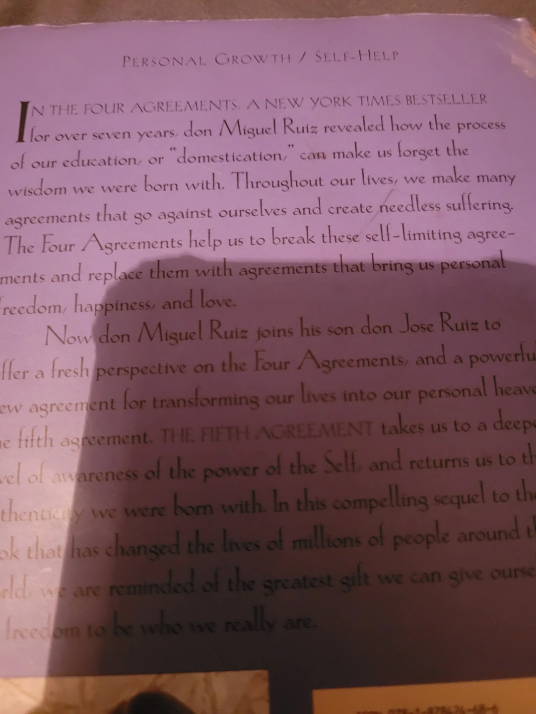 The Fifth Agreement by Don Miguel Ruiz - photo 2