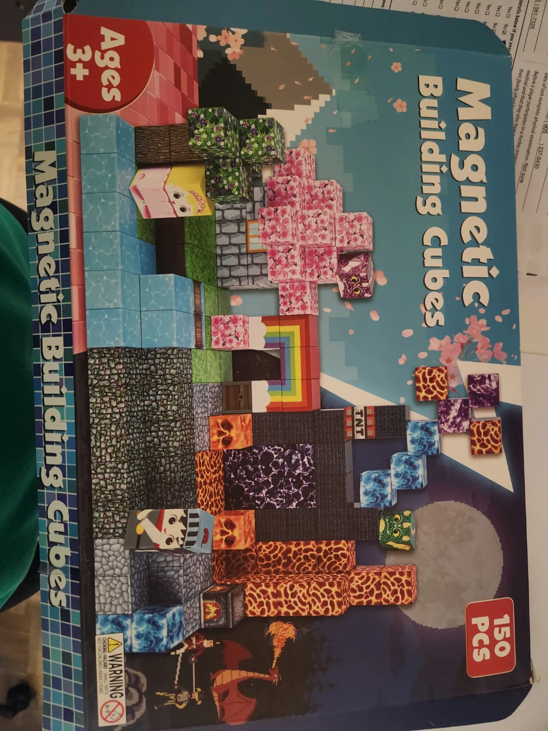 Magnetic Building Cubes 150 Pieces