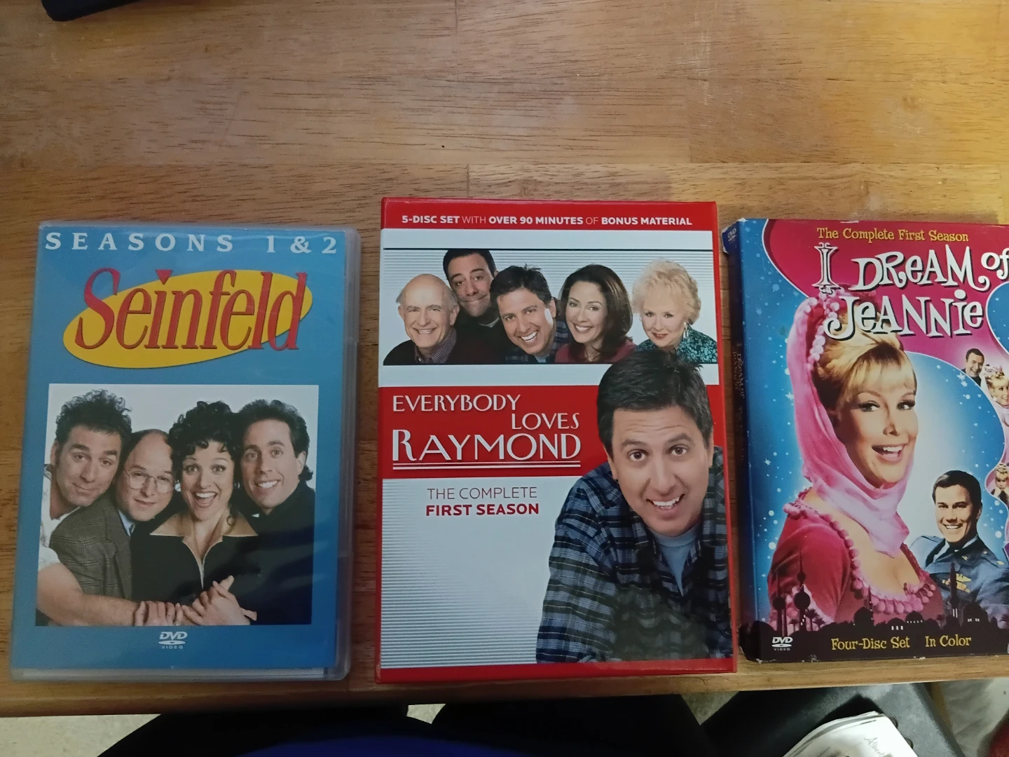 Seinfeld, Everybody Loves Raymond, I Dream of Jeannie DVDs