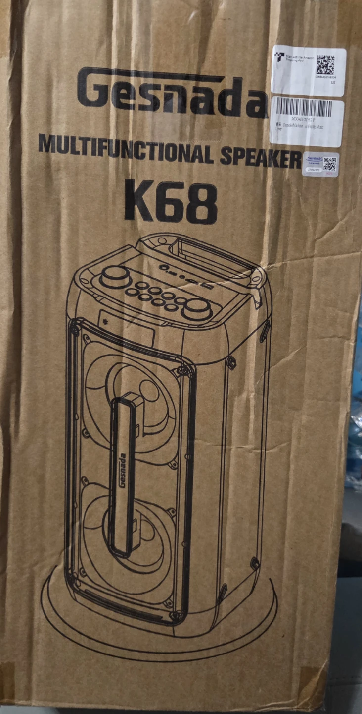 Gesnada K68 Multifunctional Karaoke Speaker - photo 2