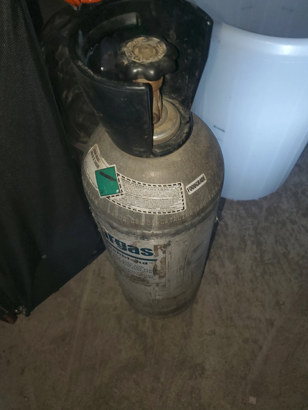 Airgas Food Grade CO2 Cylinder