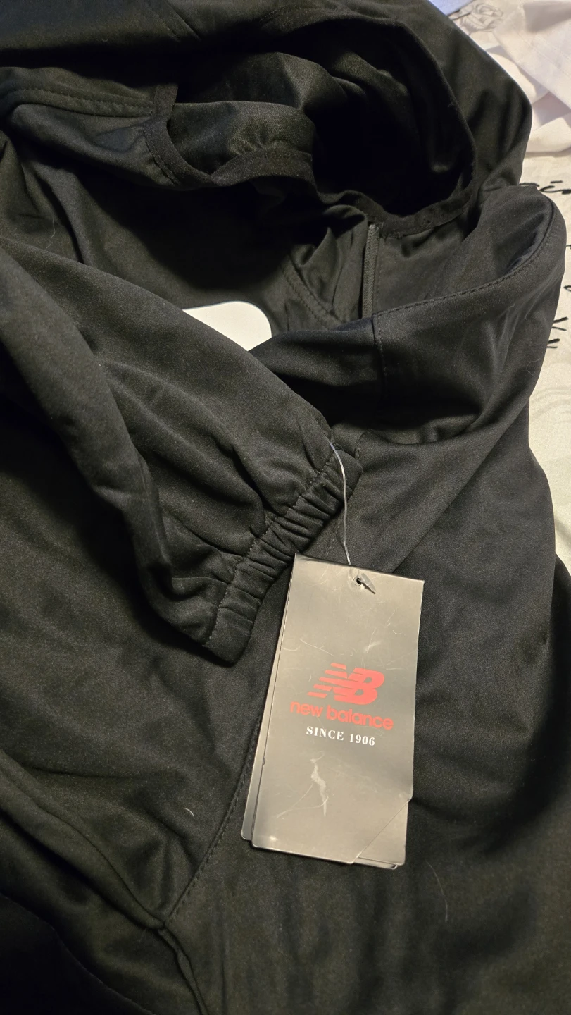 New Balance Black Full-Zip Hoodie - photo 2