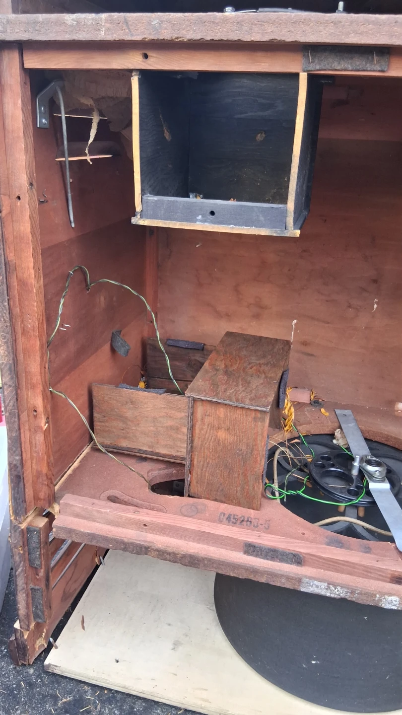 Vintage 70s Wooden Leslie Speaker Cabinet - photo 5