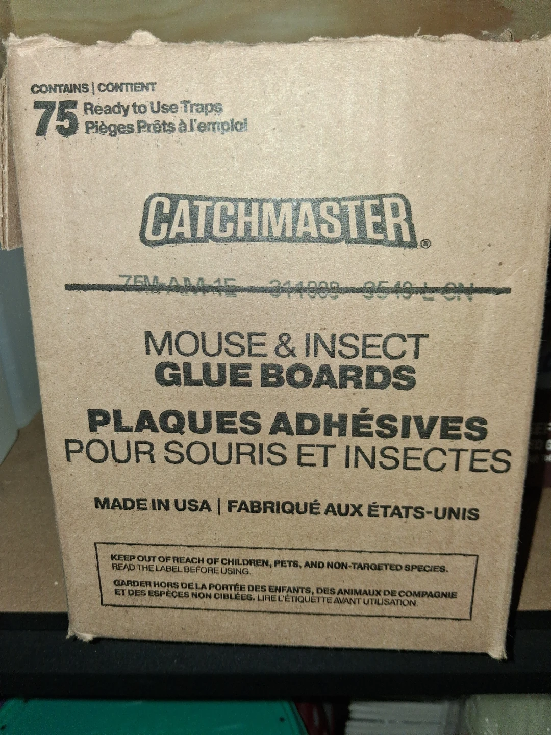 Catchmaster Mouse & Insect Glue Boards - 75 Pack