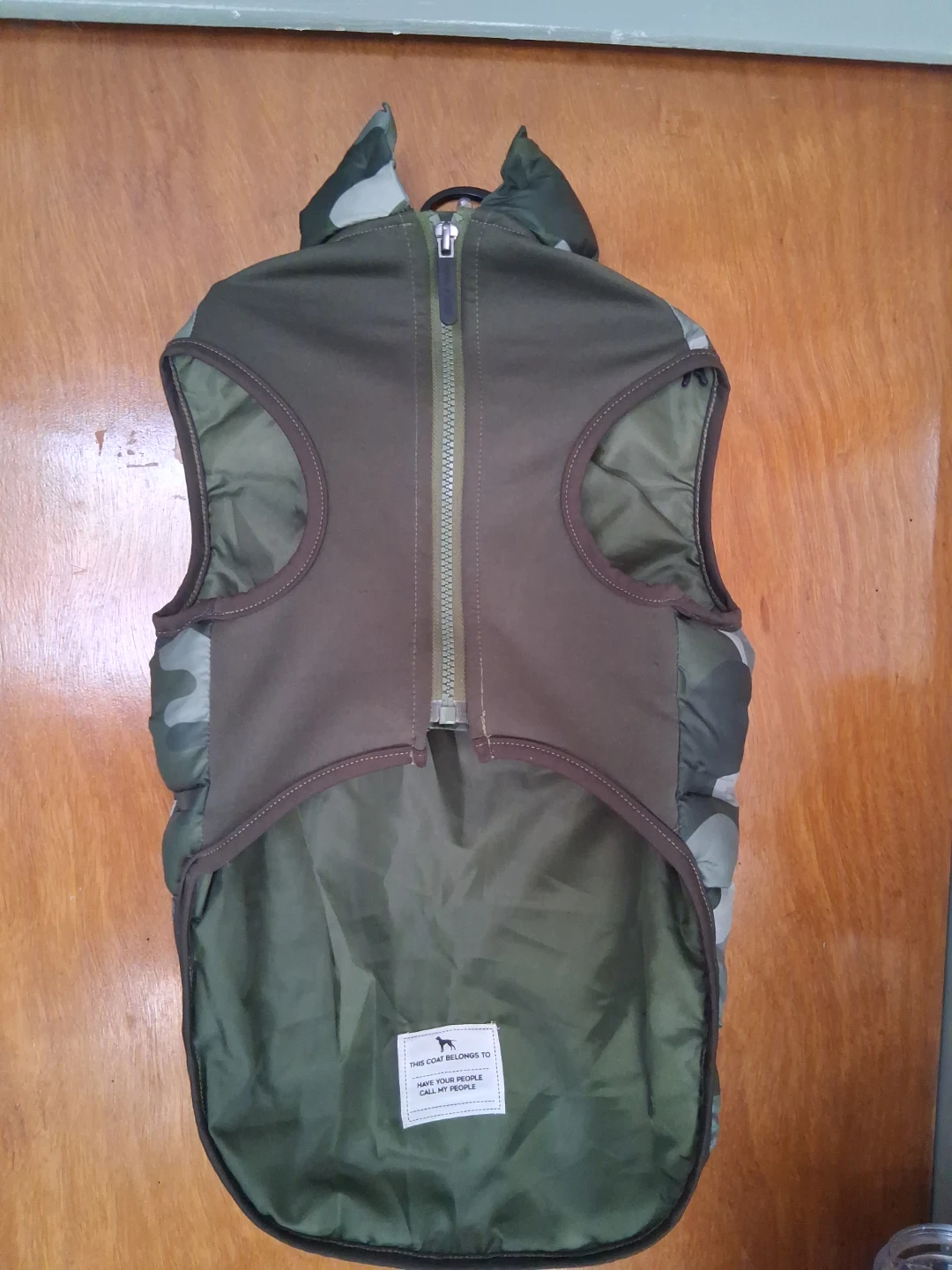 Hotel Doggy Camo Dog Coat