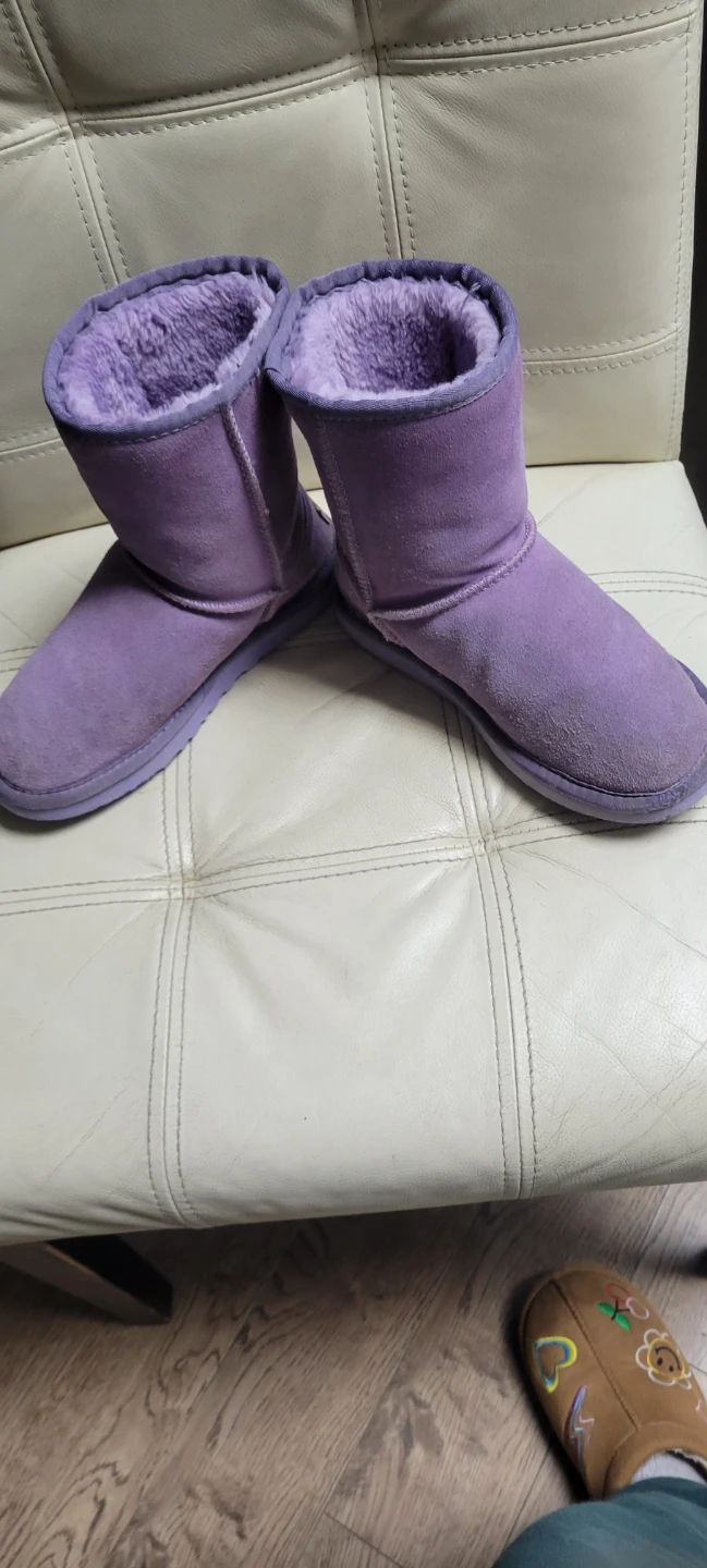 UGG classic suede boots - Purple womens sz 6 - photo 5
