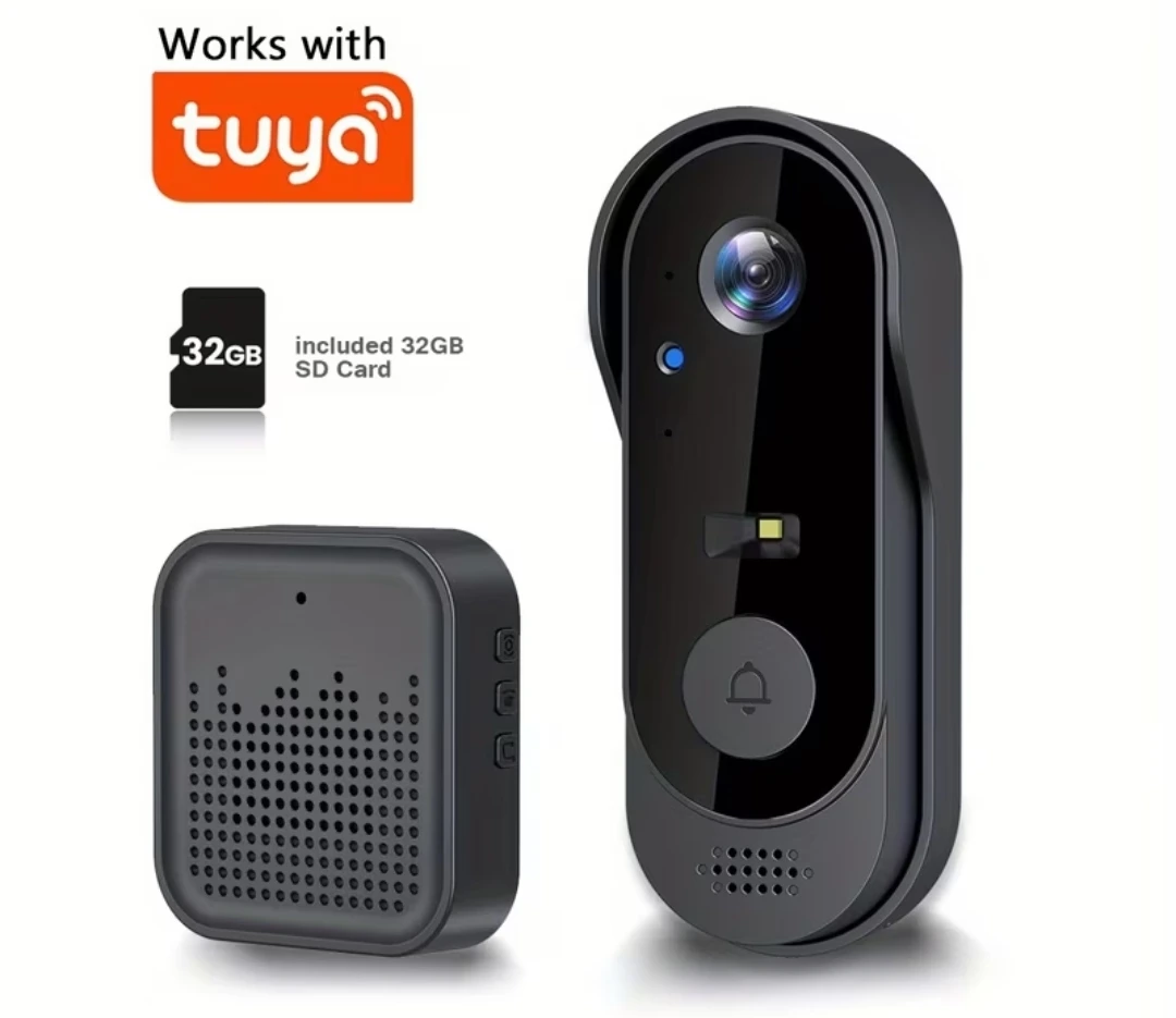 Tuya Smart Video Doorbell with Chime