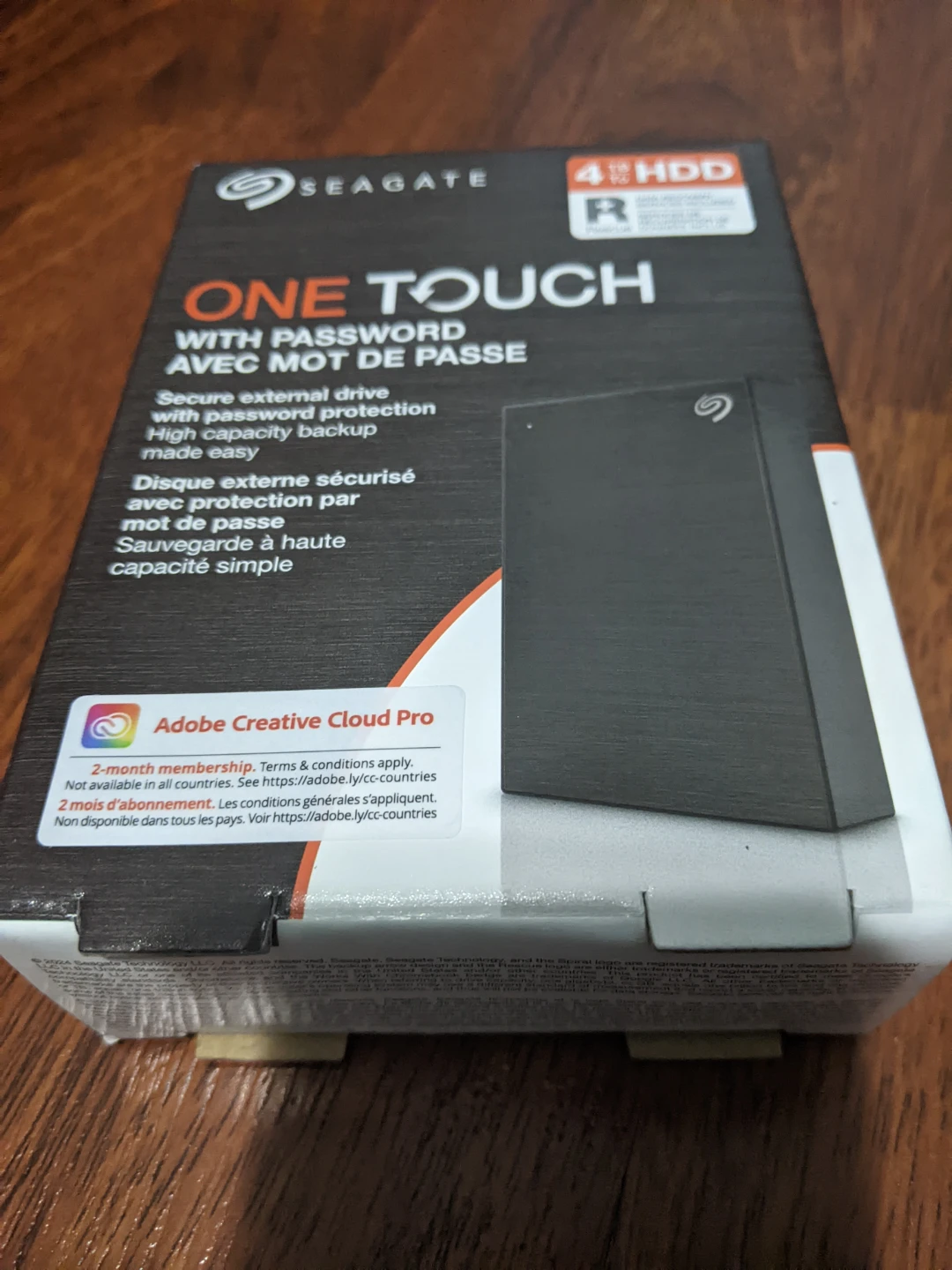 Seagate One Touch 4TB USB 3.0 Portable Hard Drive (Unopened)