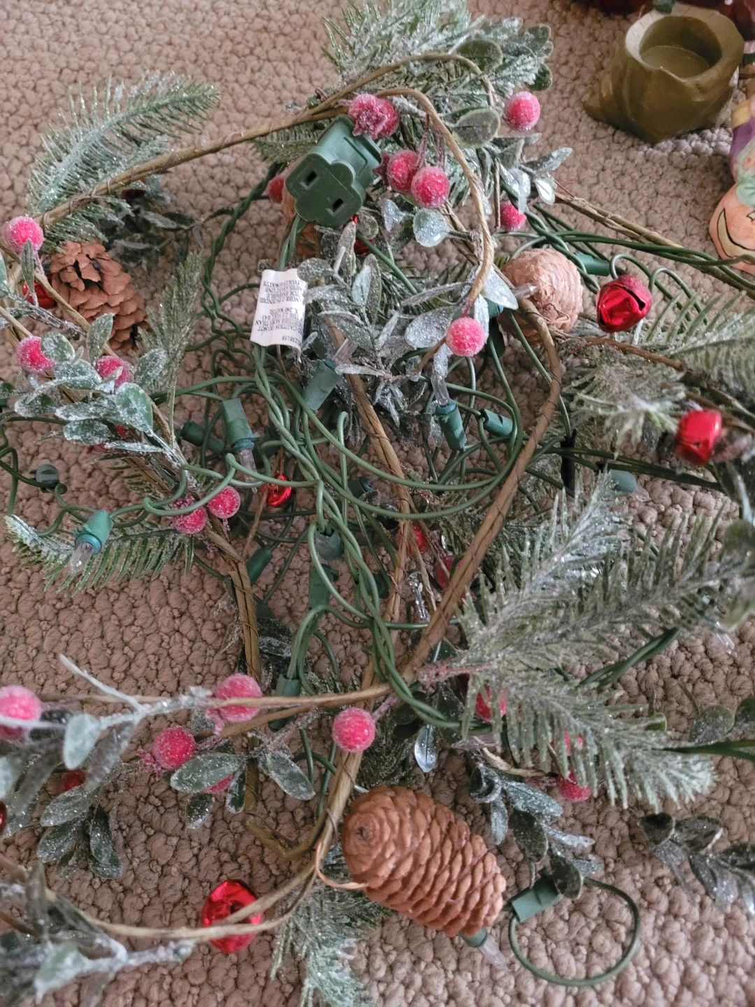 Assorted Christmas Decor and Craft Supplies - photo 2