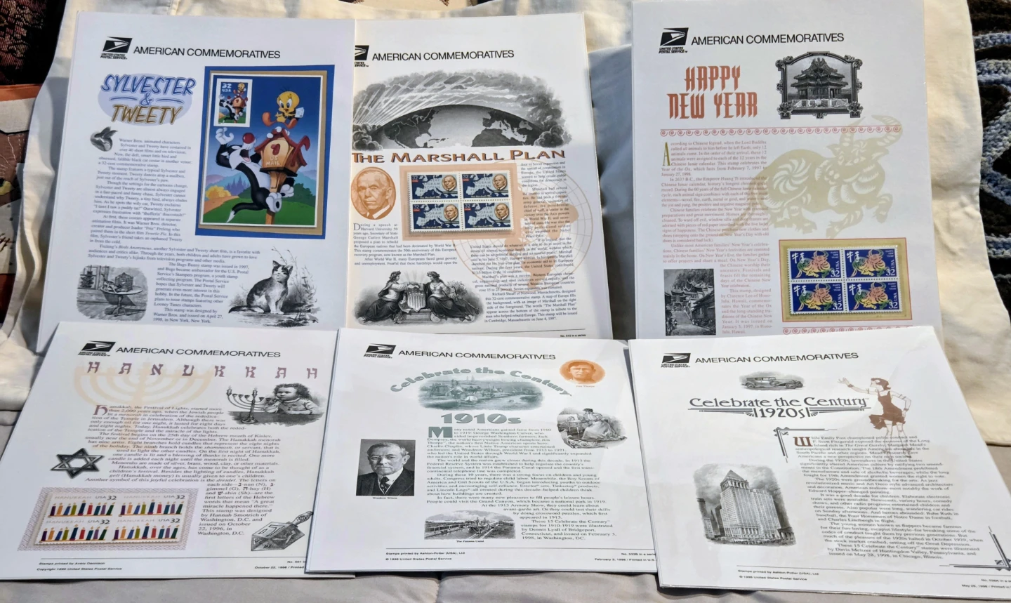 American Commemorative Stamps (25b)