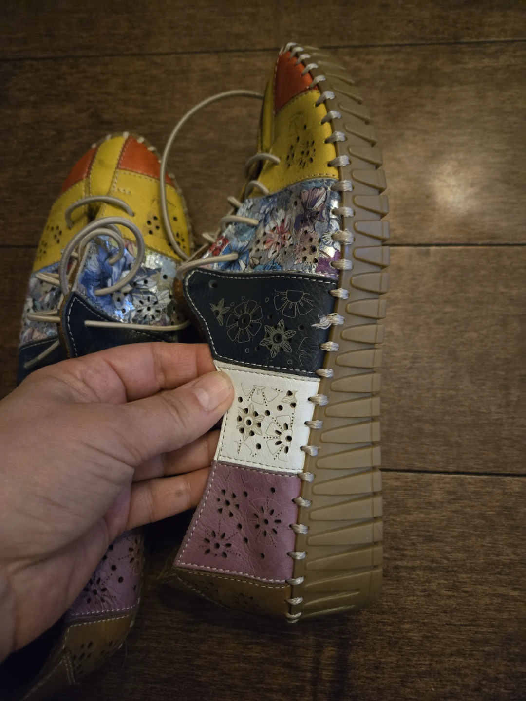 Spring Step Multicolor Leather Shoes - photo 2