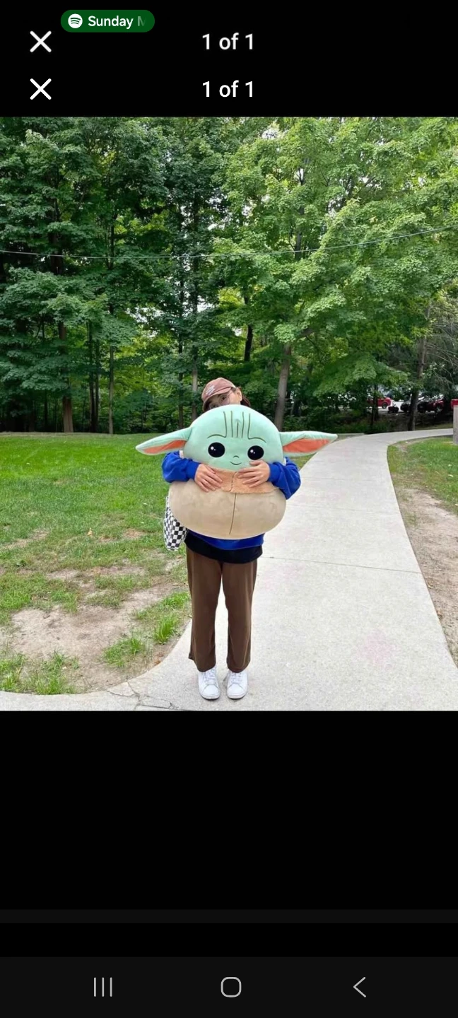 Large Squishmallow Grogu Plush