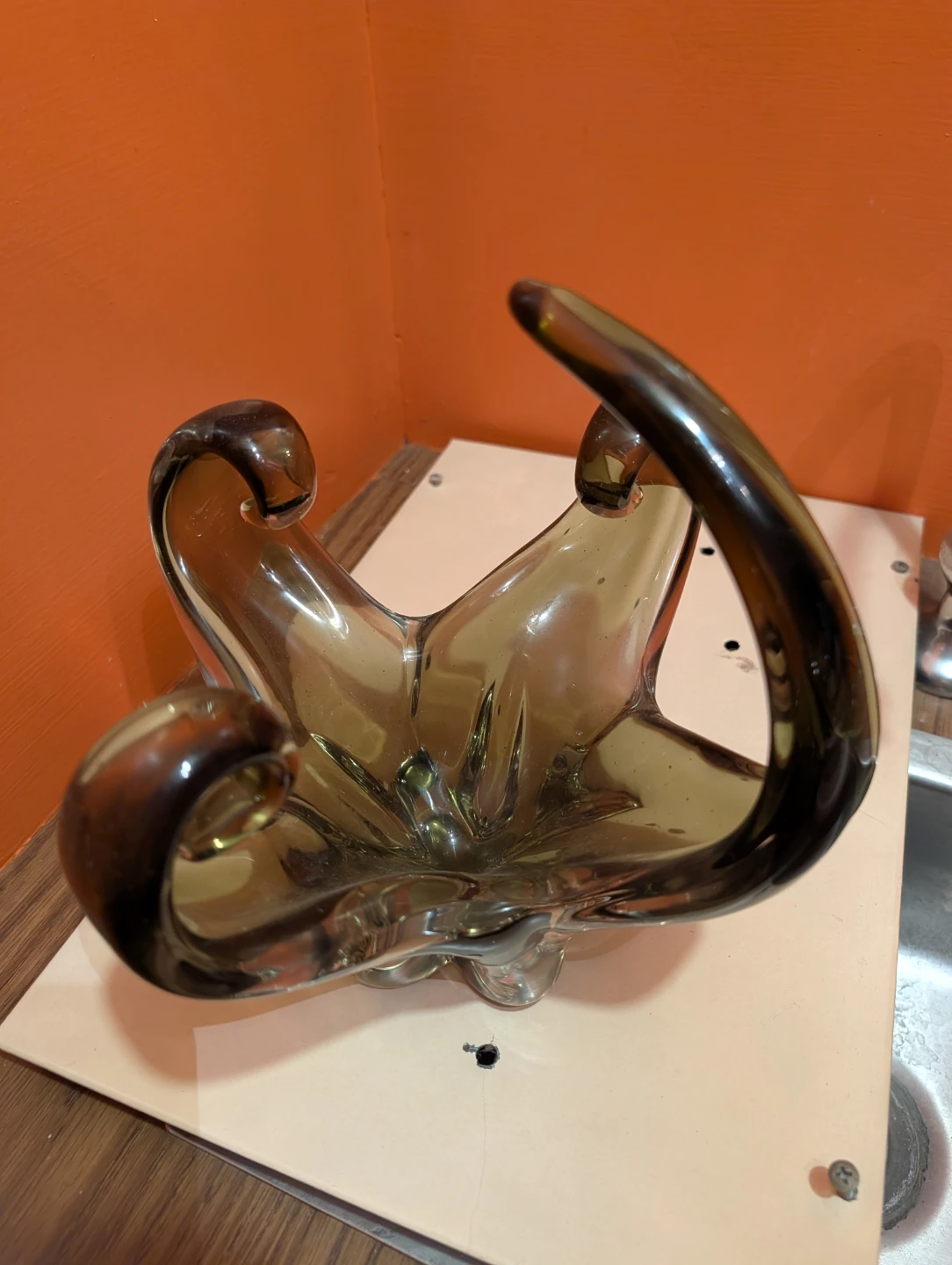 Vintage 1970's Chalet Canada Glass Sculpture