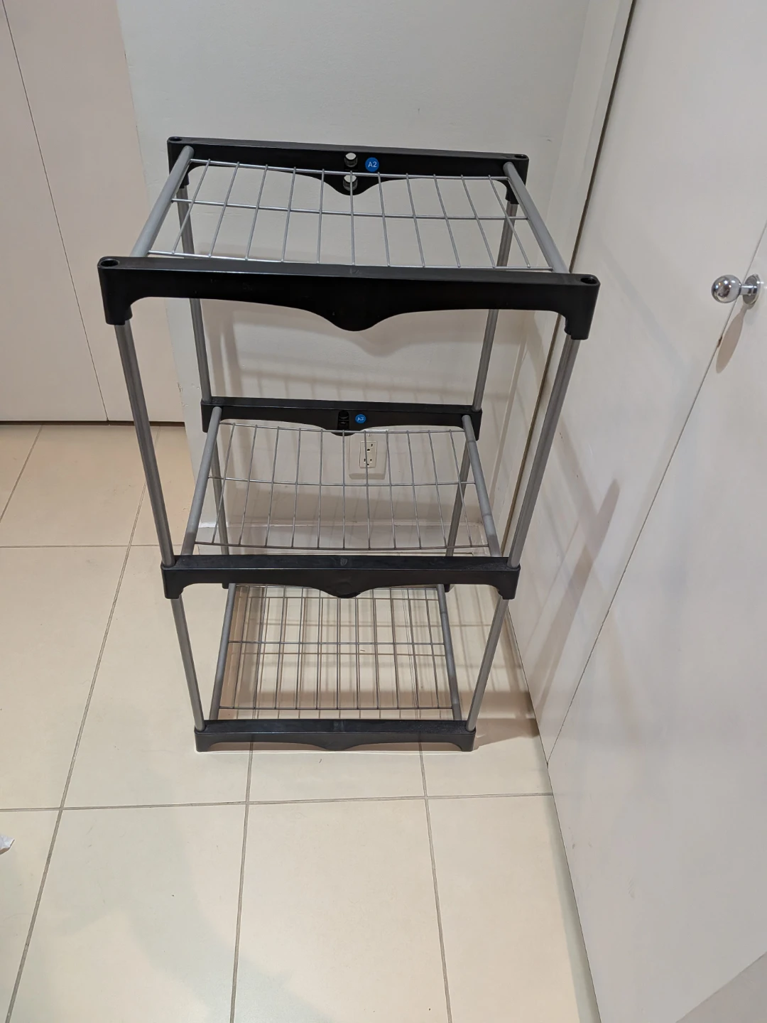 3-Tier Metal Storage Rack