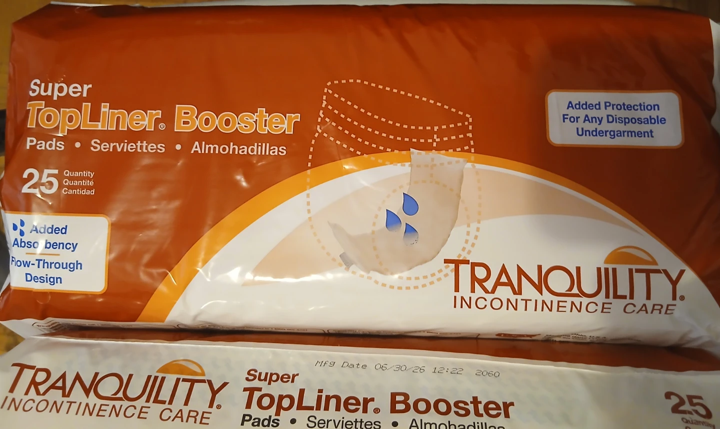 Tranquility Super TopLiner Booster Pads 25ct - photo 2