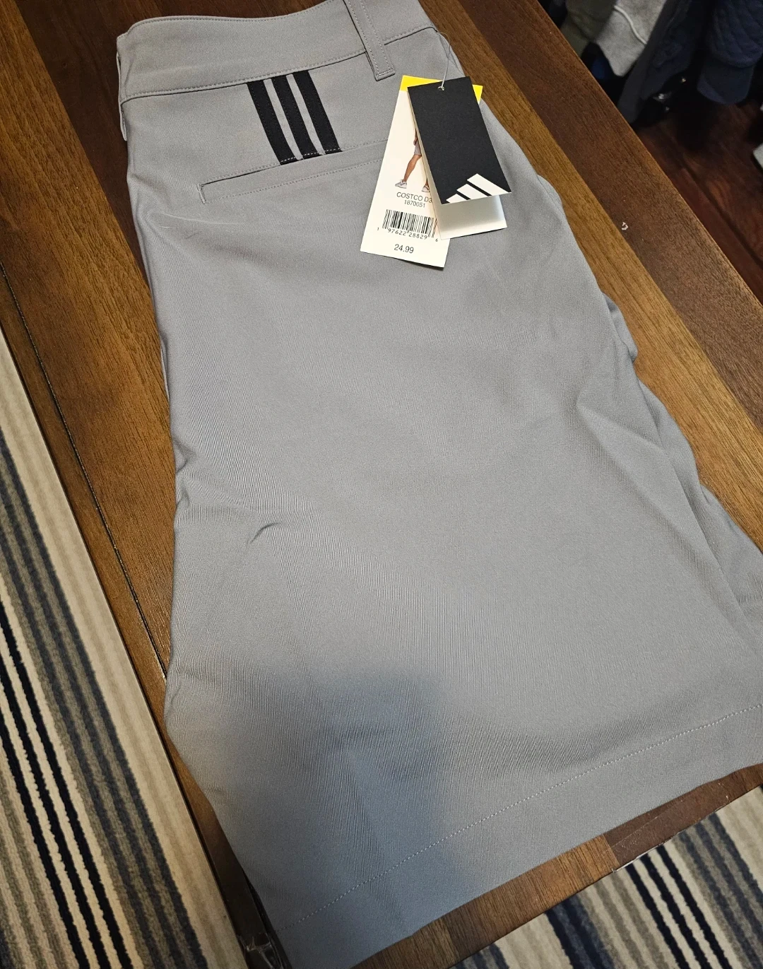 Adidas Men's Shorts - Grey - Size 32 - photo 2