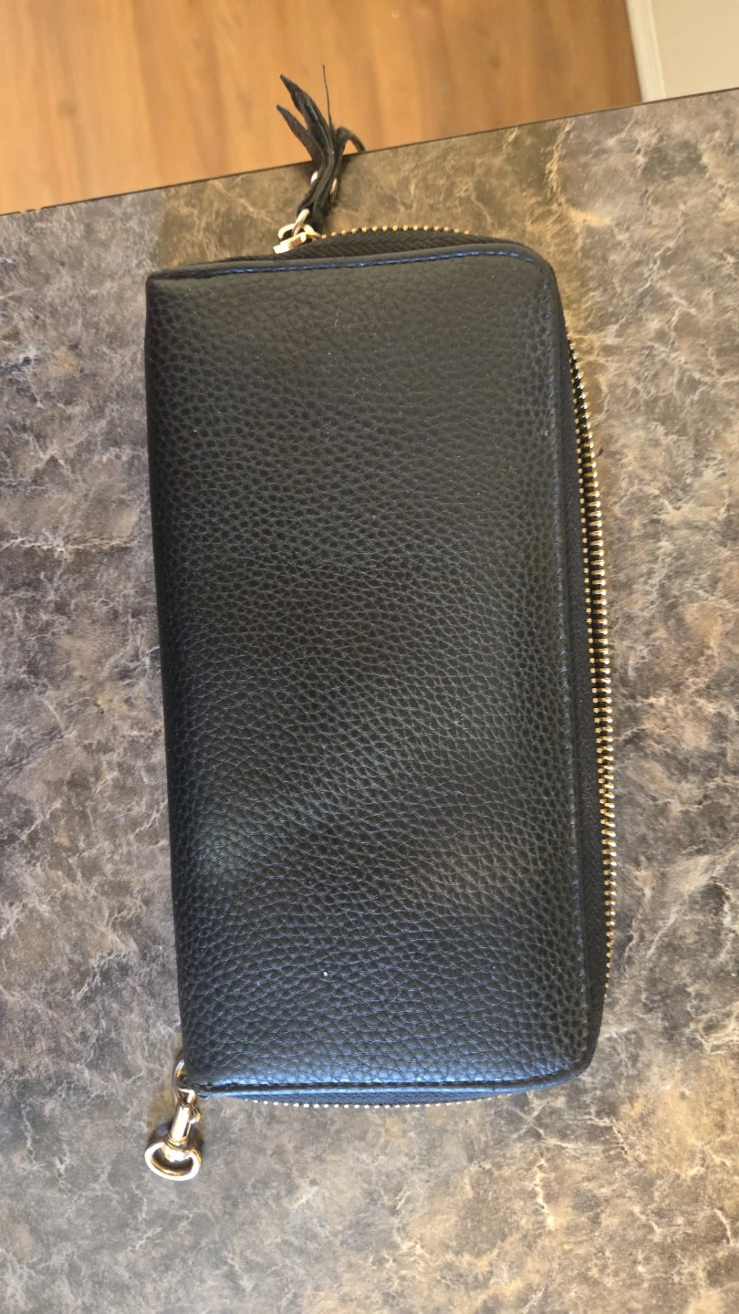 Women's black wallet - photo 3