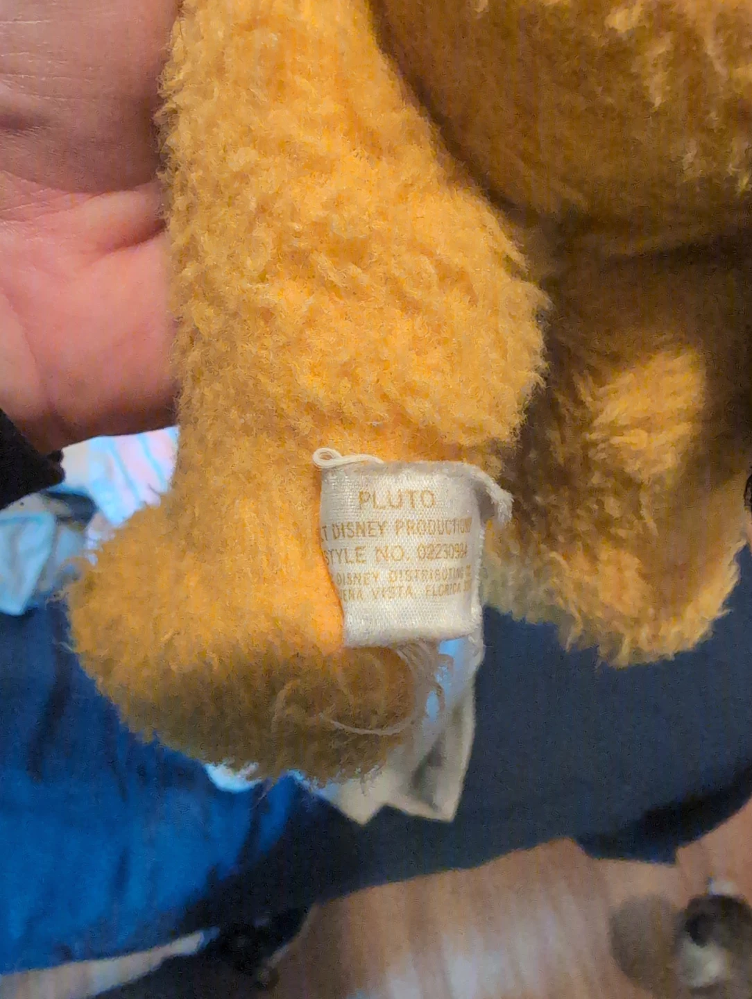 Vintage Disney Pluto Plush Toy - photo 3
