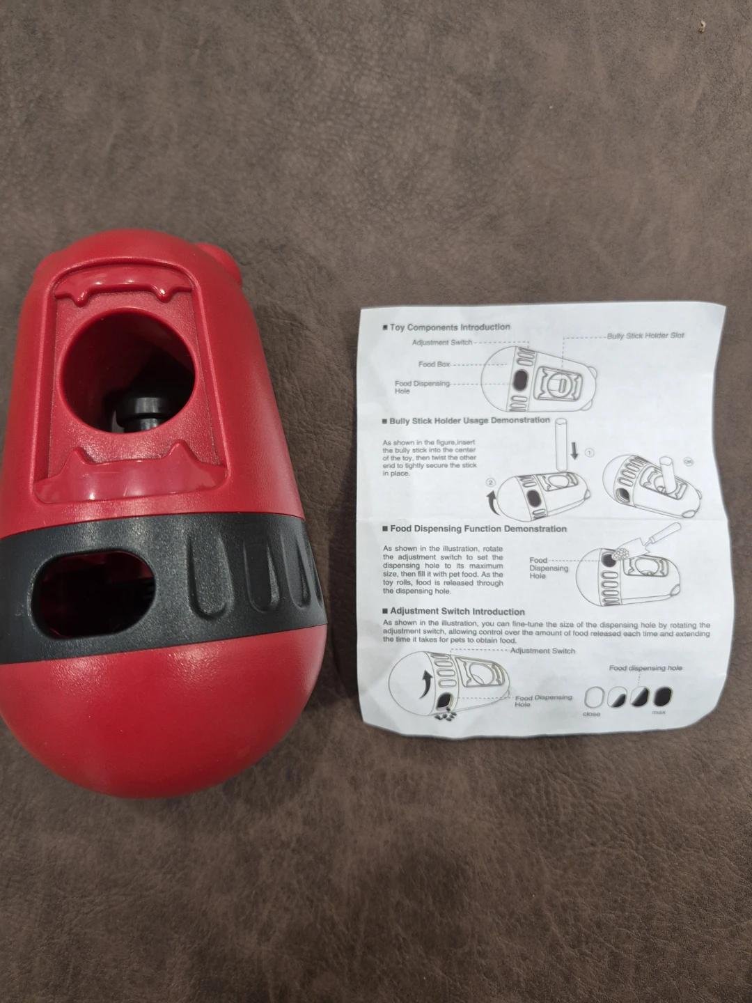 Interactive Dog Toy Food Dispenser