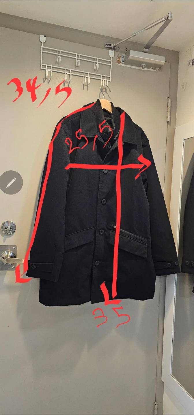 Elevate Black Men's Coat - Large - photo 3