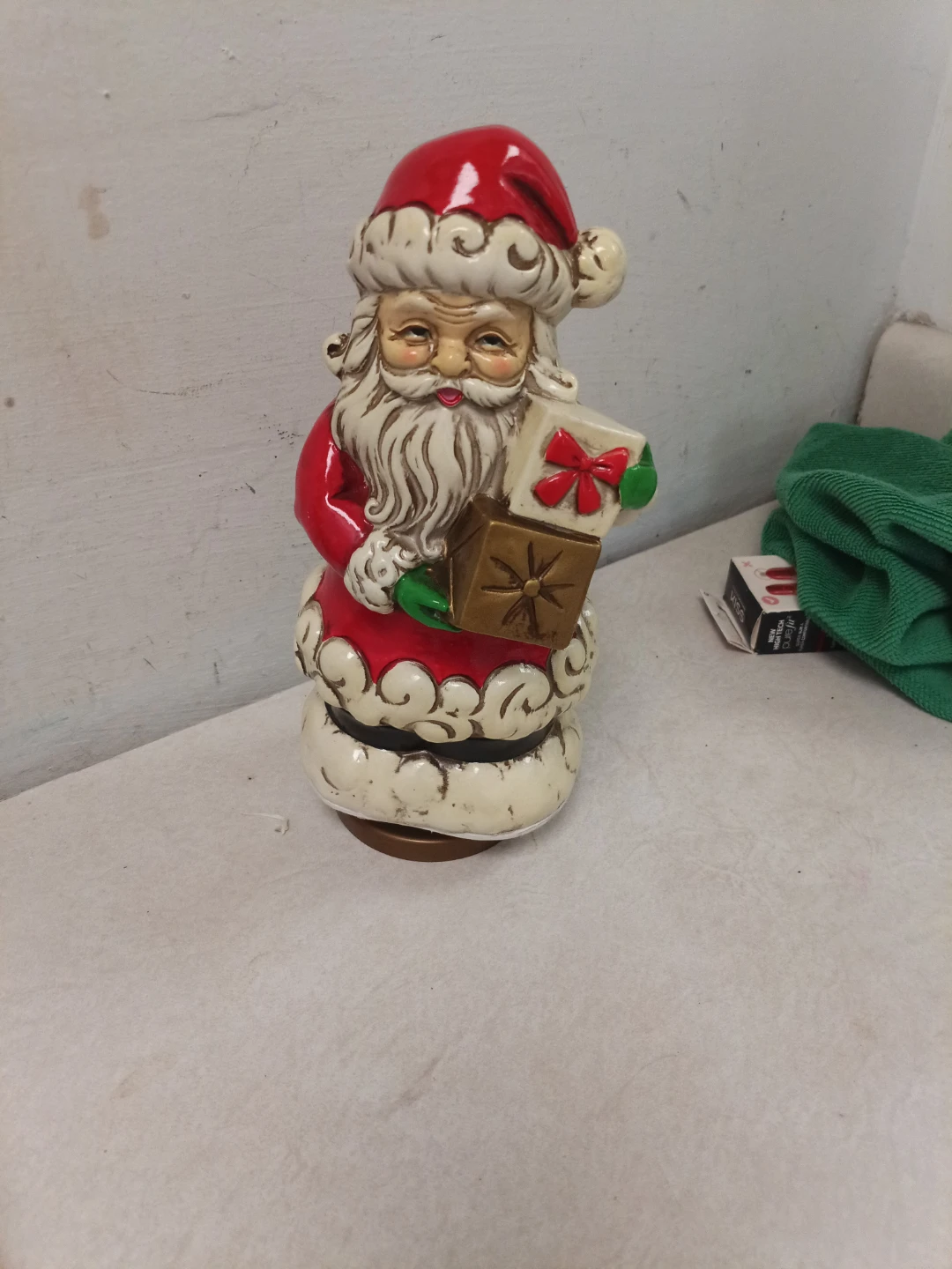 Vintage Ceramic Santa Claus Figure