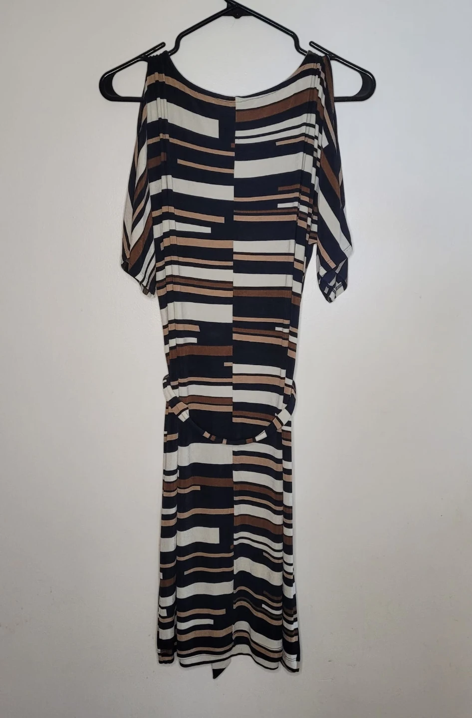 Travelers by Chico's Striped Cold-Shoulder Maxi Dress - photo 3