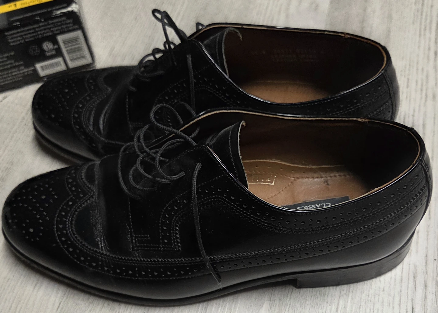 Bostonian Classics Black Wingtip Oxfords - photo 2