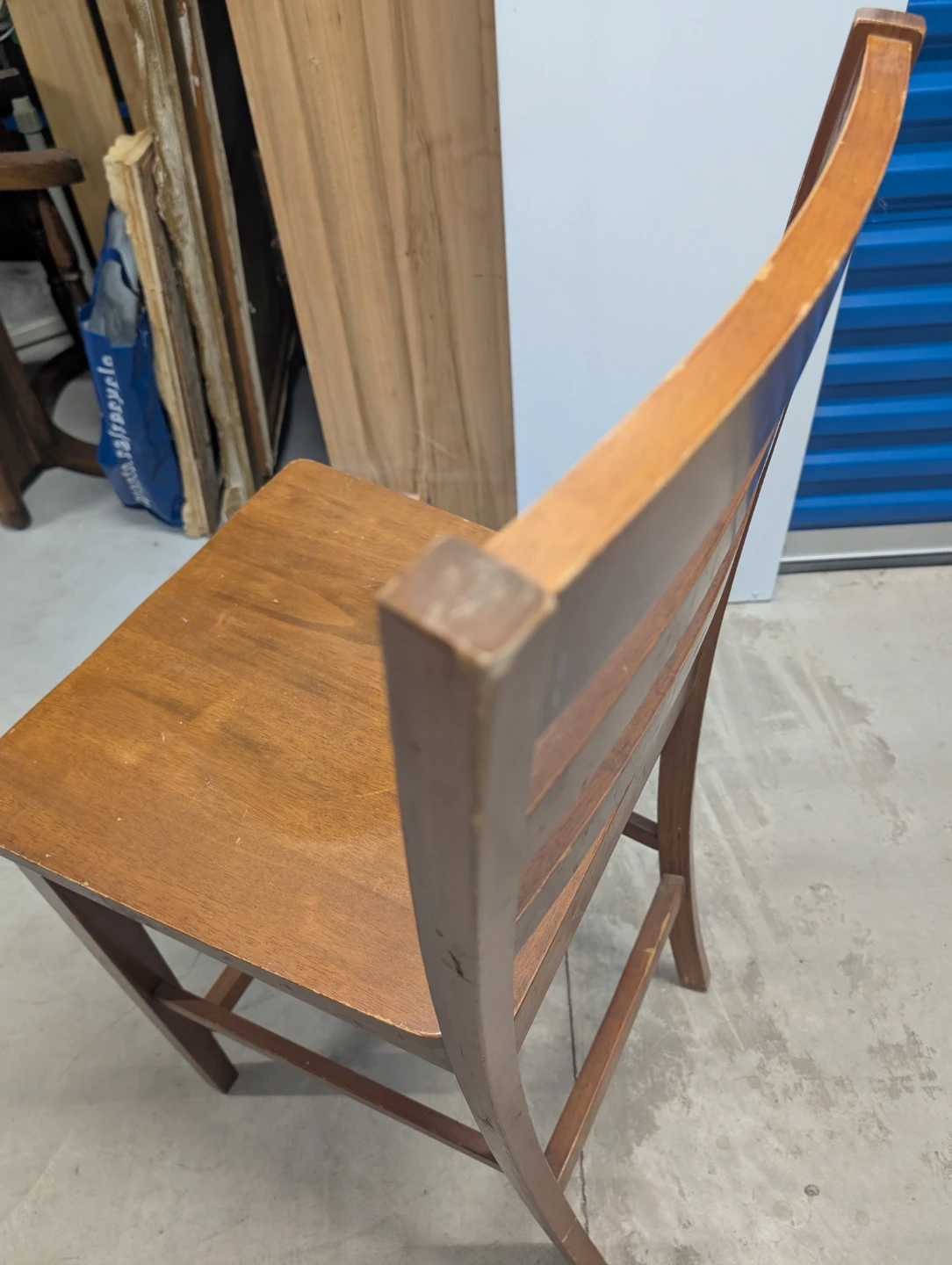 Wooden Counter Height Bar Stool - photo 4
